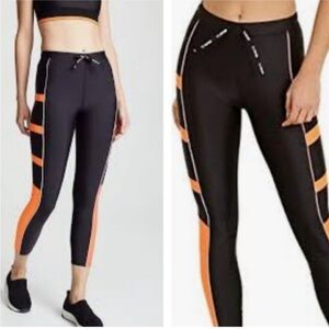 P.E. Nation The Combination Leggings Black/Orange